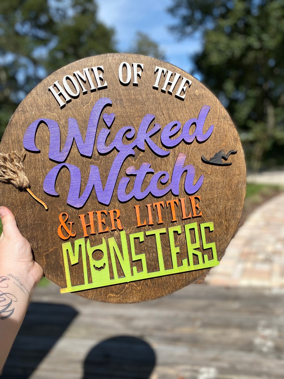 Hocus Pocus Door Hanger,18" Halloween Door Hanger, Front Door Welcome ...