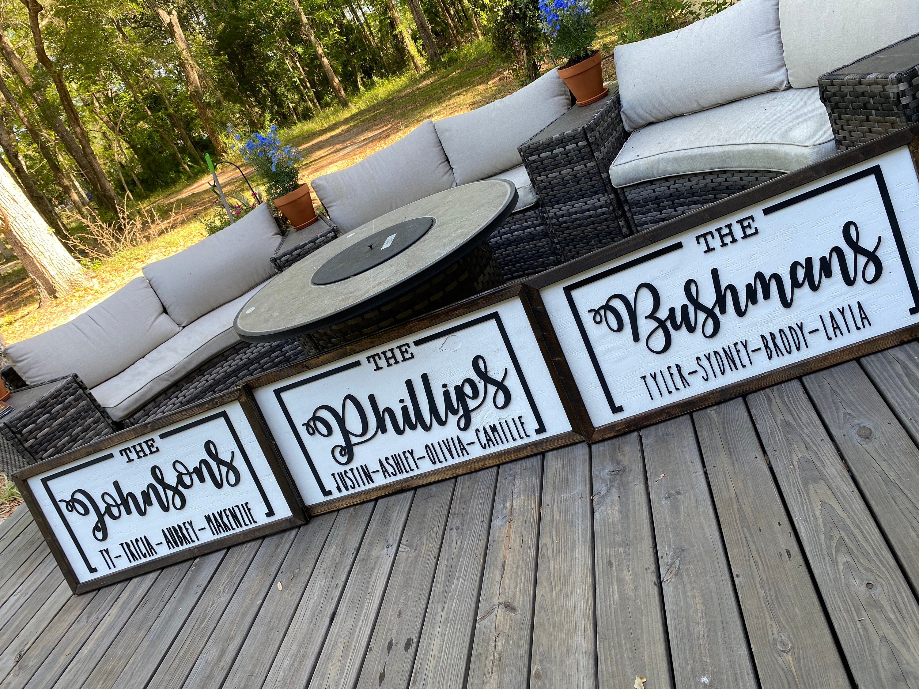 Personalized Family Farmhouse Sign-modern Farmhouse Decor-family Sign ...