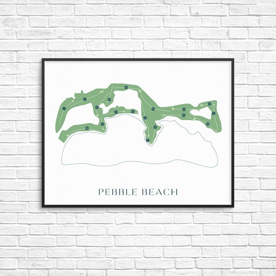 pebble beach golf course locations map pebble beach golf course locations map