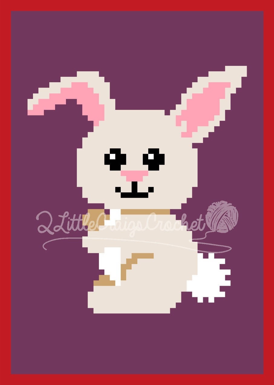 INSTANT DOWNLOAD - Bunny - Rabbit - Crochet Graph - Crochet Pattern ...