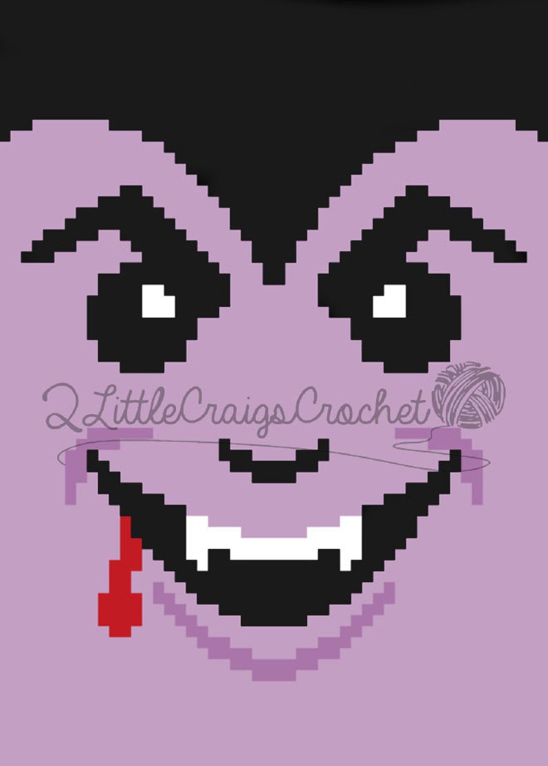 INSTANT DOWNLOAD - Vampire - Crochet Graph - Crochet Pattern ...