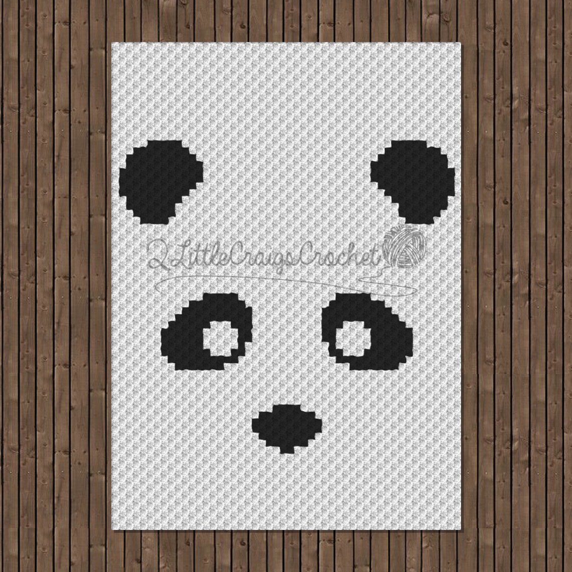 INSTANT DOWNLOAD Panda Graph Panda C2c Crochet Graph | Etsy