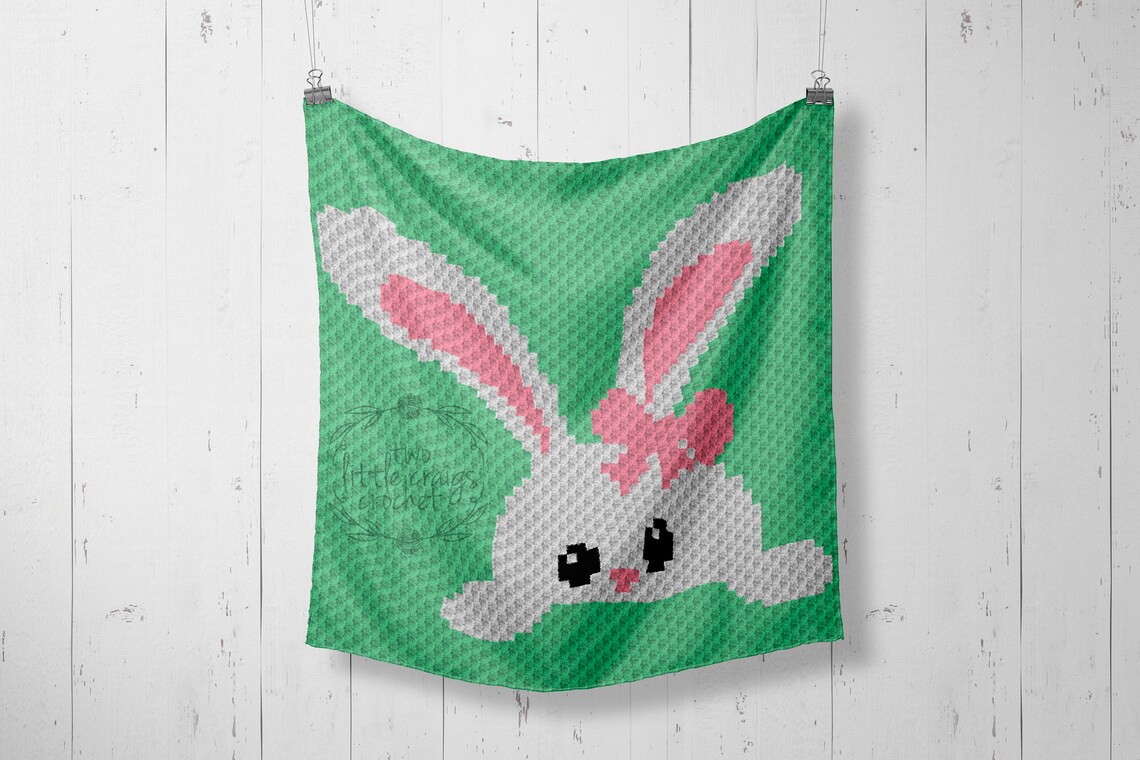 INSTANT DOWNLOAD Bunny Crochet Graph Crochet Pattern - Etsy