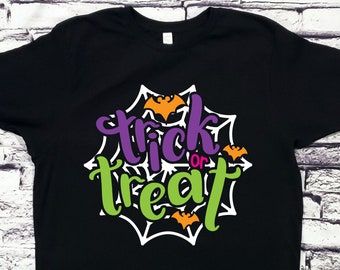 TRICK or TREAT Disney Themed Halloween Shirt Mickey Bat MNSSHP Shirts, Mickey's Not So Scary Halloween Party Shirts