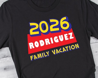 Matching Toy Story Inspired Personalized 2026 Family Vacation Shirts for Disney Story Land Tee Customize Personalize With Your Family Name