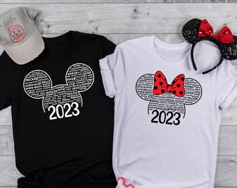 2023 Matching Family Disney Vacation Shirts, Disney Family Shirts, Matching Disney Shirts, Custom Disney Shirts, Mickey Family Shirts