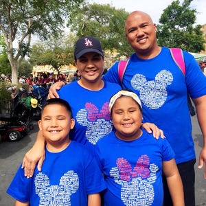 Minnie Head Disney Dry Fit Dryfit Performance Shirt | Disney Couples Shirt | Disney Family Vacation Shirts | Matching Disney Summer Shirts image 5