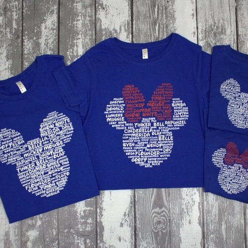 Disney Family Shirts Mickey and Minnie 