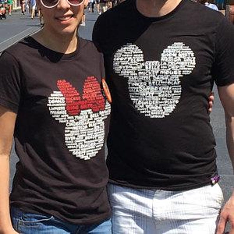 Mickey Head Disney Dry Fit Dryfit Performance Shirt | Disney Family Vacation Shirts | Matching Disney Couples Shirts image 9