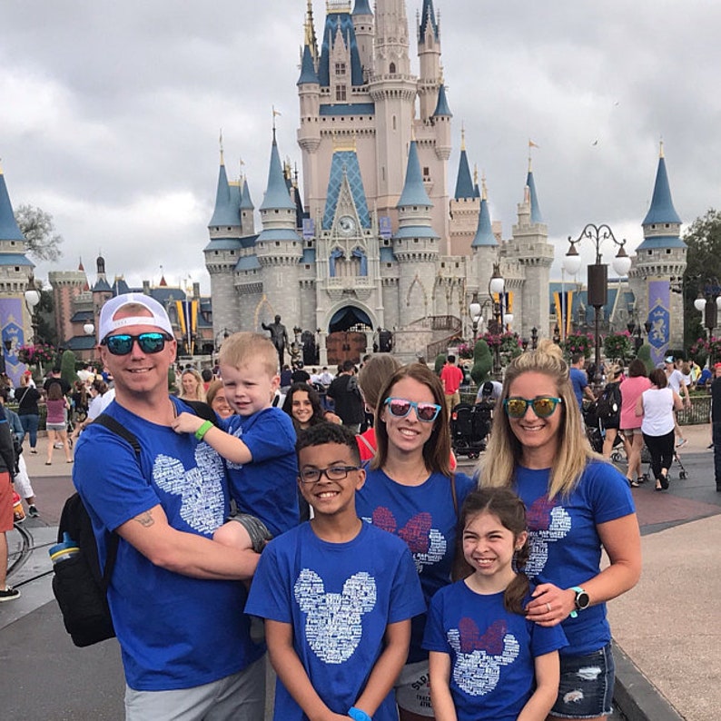 Mickey and Minnie Ears Matching Shirts