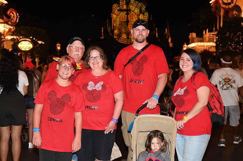 Minnie Head Disney Dry Fit Dryfit Performance Shirt | Disney Couples Shirt | Disney Family Vacation Shirts | Matching Disney Summer Shirts image 9