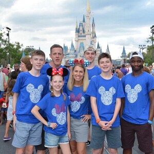 Minnie Head Disney Dry Fit Dryfit Performance Shirt | Disney Couples Shirt | Disney Family Vacation Shirts | Matching Disney Summer Shirts image 14