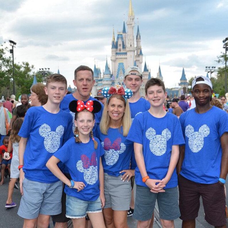 Minnie Head Disney Dry Fit Dryfit Performance Shirt | Disney Couples Shirt | Disney Family Vacation Shirts | Matching Disney Summer Shirts image 14