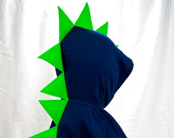 Dragon Hoodie - Blue & Green