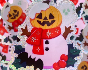 WINTERWEEN - 3" holographic vinyl sticker