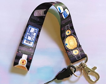 PRO WRESTLING - mini lanyard
