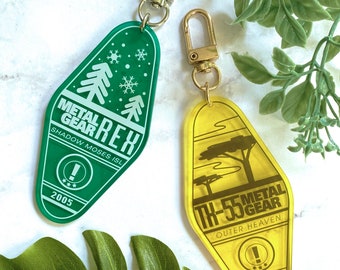 Metal Gear Solid MECHA KEYS - 3.5" hotel keychain