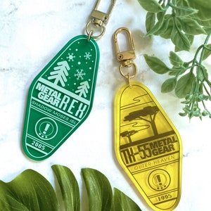 Metal gear shop solid keychain