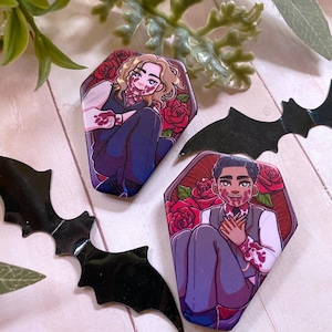 INTERVIEW with the VAMPIRE - 2" coffin button