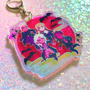 80s Horror THE LOST BOYS - 2.5&quot; iridescent acrylic keychain