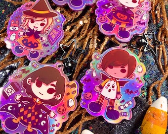 Silent Hill VINTAGE HALLOWEEN - 2.5" holographic acrylic keychain