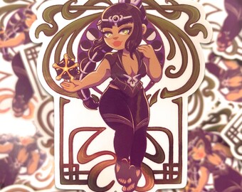BG3 Shadowheart - Sticker vinyle miroir 3"