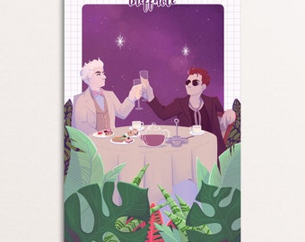 Good Omens INEFFABLE - holographic mini print