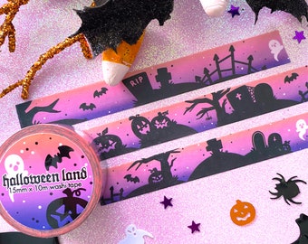 HALLOWEEN LAND - washi tape