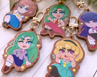 Higurashi WHEN THEY CRY - 2.5" wooden charms
