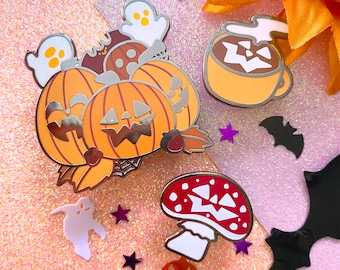 FALLOWEEN - enamel pin set