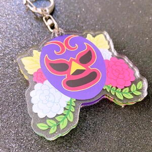 LUCHA MASK - 2.5" acrylic keychain