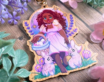 OSTARA - 3" wooden keychain