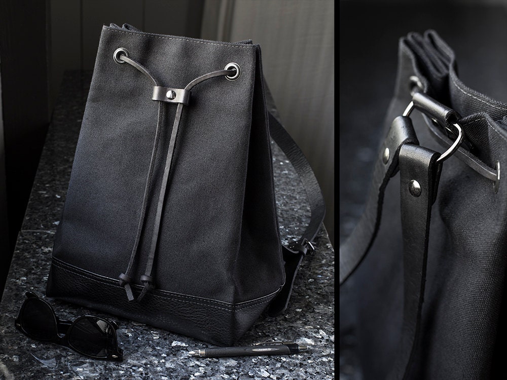 mini bucket backpack