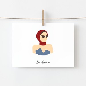 La Donna - Greeting Cards (1, 10, 30, and 50pcs)