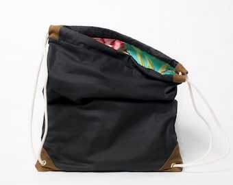 WYTHE - One-off bag / Drawstring / Canvas Backpack / Sackpack / Gym bag / Everyday / Sport / Backpack