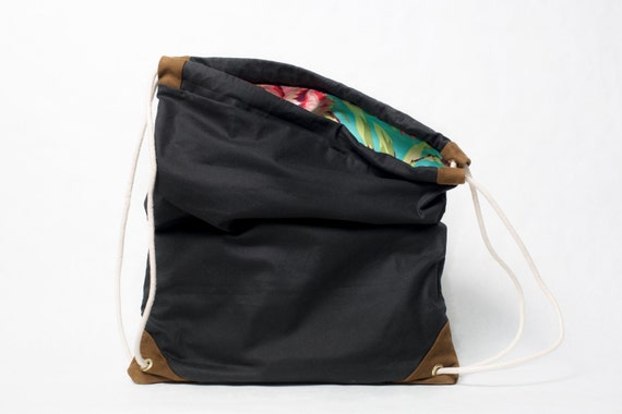 WYTHE - One-off bag / Drawstring / Canvas Backpack / Sackpack / Gym bag / Everyday / Sport / Backpack