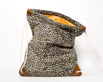 ROEBLING - One-off bag / Drawstring / Canvas Backpack / Sackpack / Gym bag / Everyday / Sport / Backpack