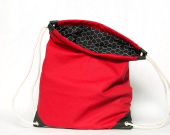 MACDOUGAL - One-off bag / Drawstring / Canvas Backpack / Sackpack / Gym bag / Everyday / Sport / Backpack