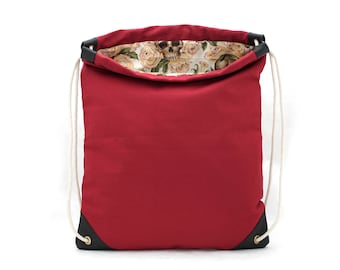 GRAHAM - One-off bag / Drawstring / Canvas Backpack / Sackpack / Gym bag / Everyday / Sport / Backpack
