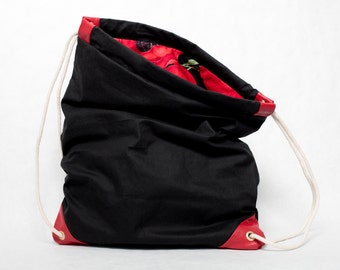 MORGAN - One-off bag / Drawstring / Canvas Backpack / Sackpack / Gym bag / Everyday / Sport / Backpack