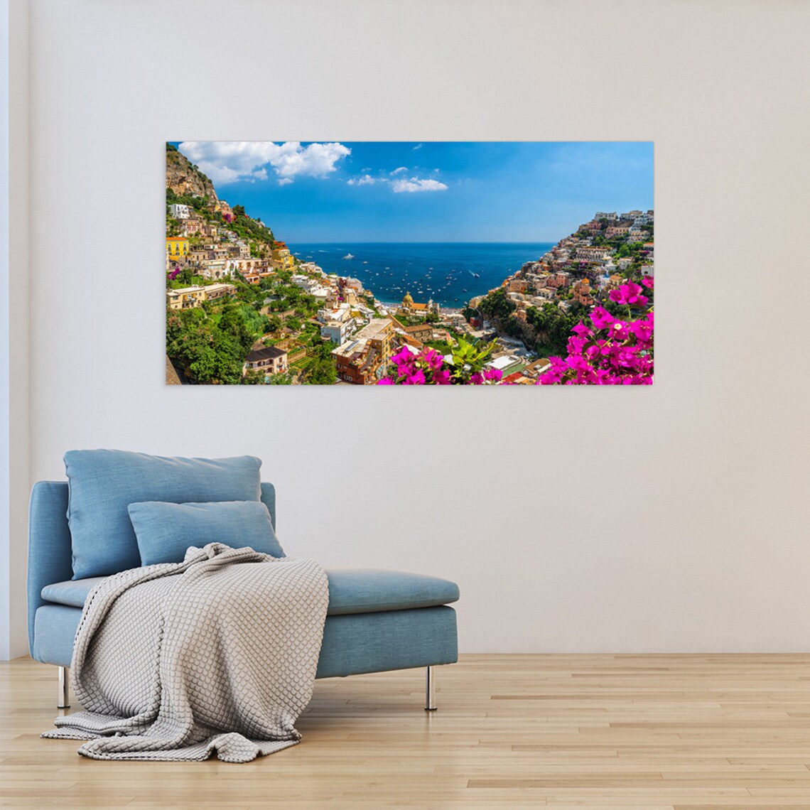 Amalfi coast Canvas Wall Art Framed Print Various Sizes Etsy