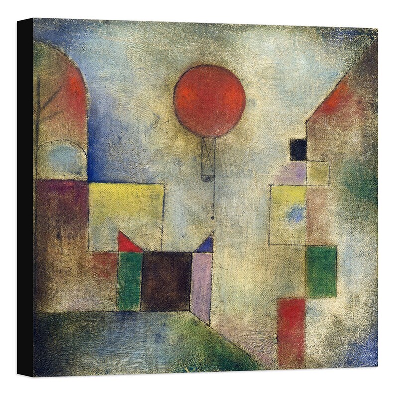 Paul Klee Red balloon  Wall Art Framed Print Various Sizes image 0