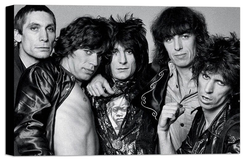Rollingstones Canvas Wall Art Framed Print Various Sizes Etsy