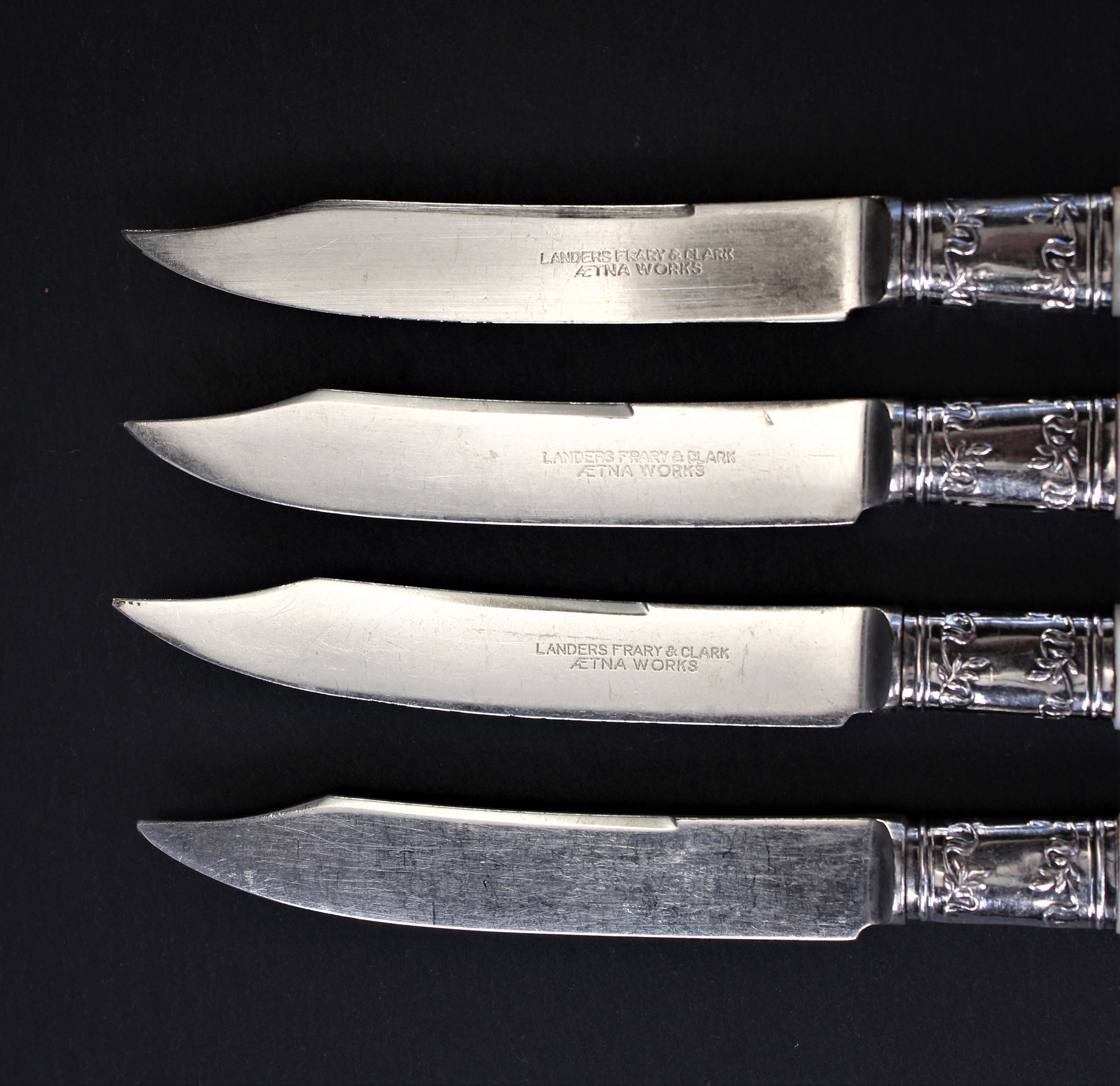 Landers Frary and Clark Aetna Works Sterling Mother of Pearl 4