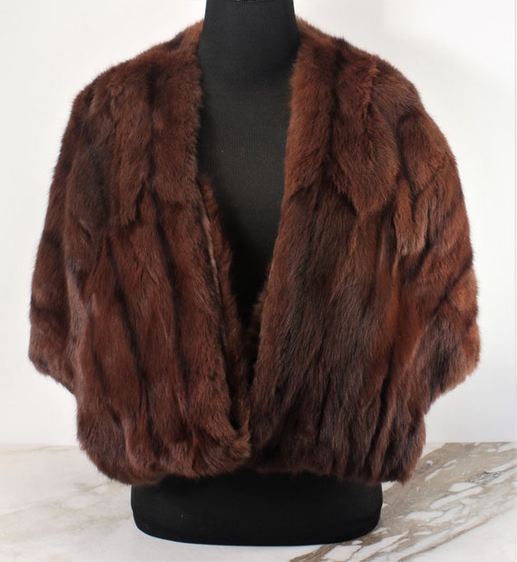 Mink Stole Bullock's Wilshire Beautiful 1950s Vint