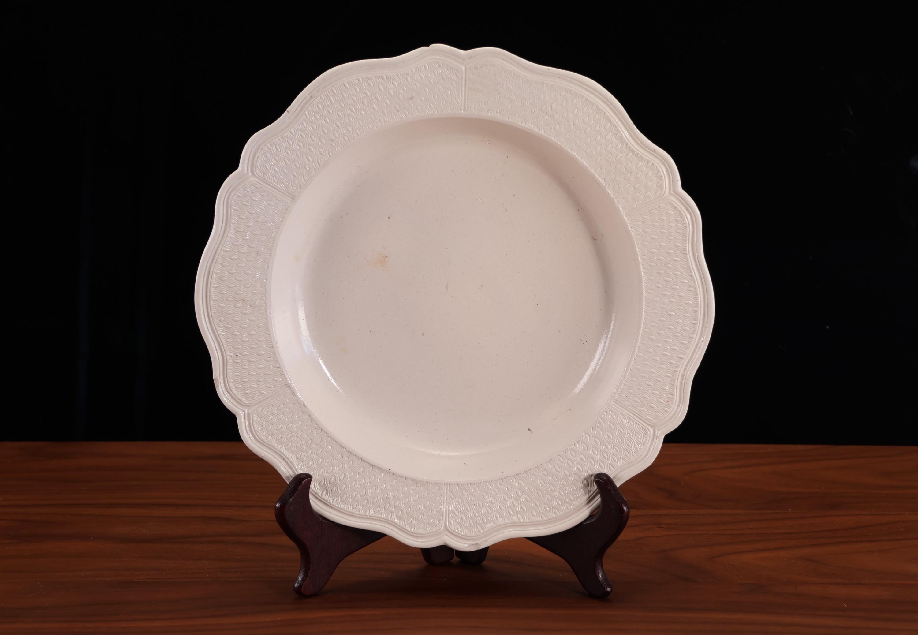  CREAMWARE ヴィンテージ　アンティーク　プレート vintage Wedgwood creamware ivory china salad plates