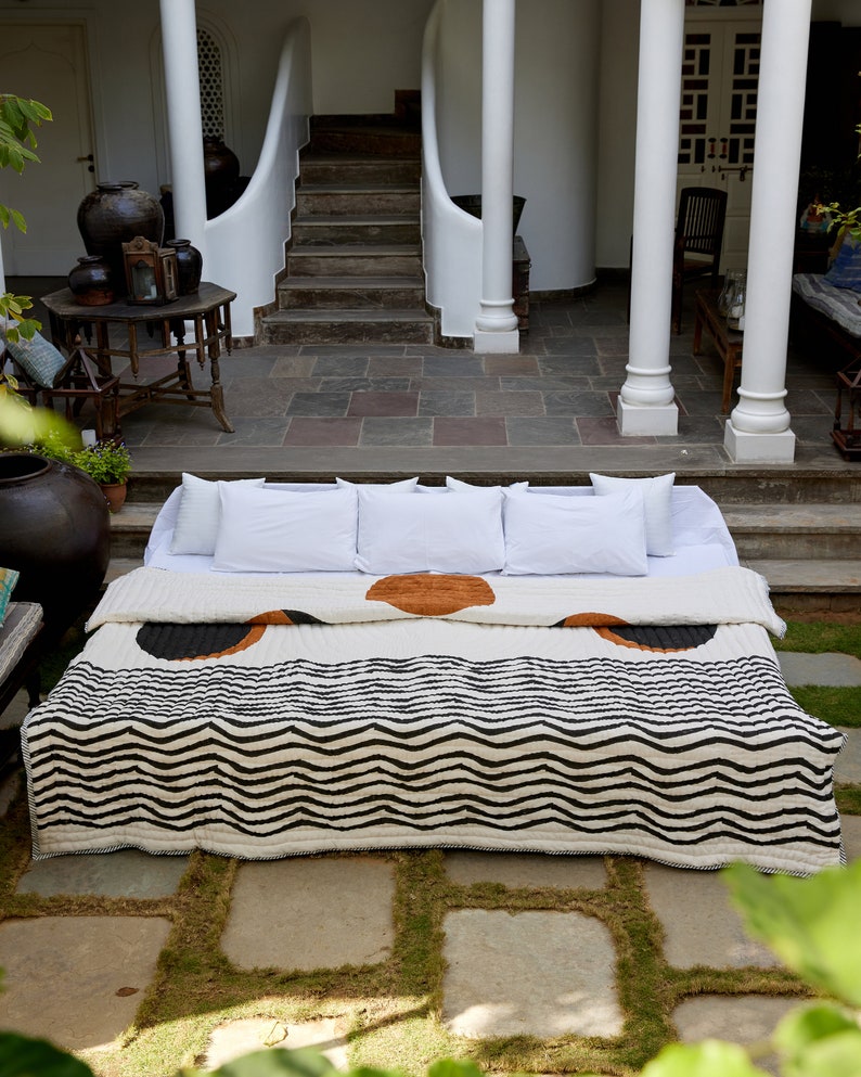 Modern Quilt Handmade Quilt for Sale Queen Size Quilt King Etsy