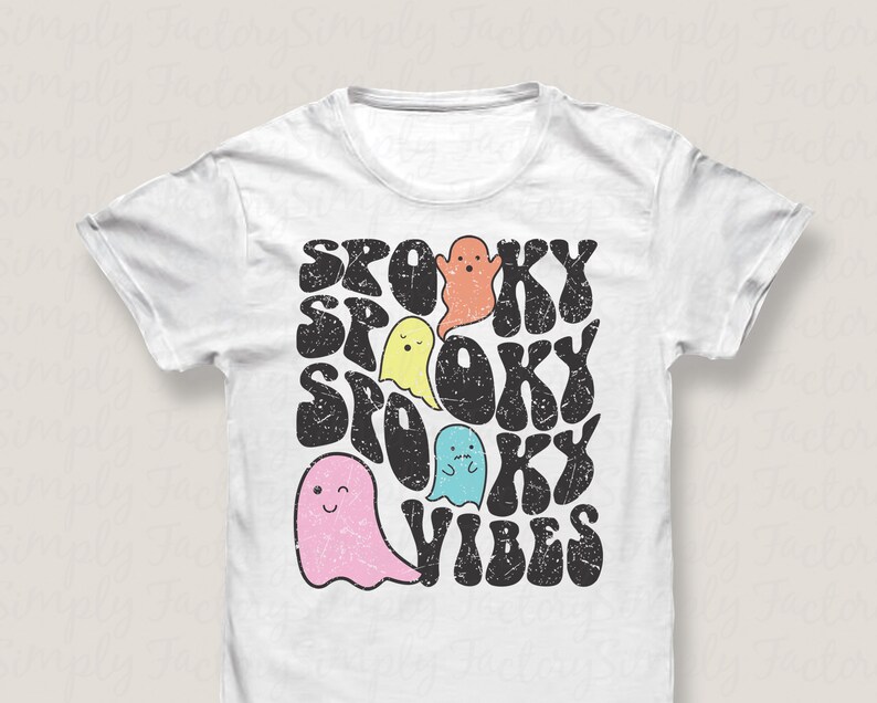 Retro Spooky Vibes Ghost Boo Png Ghost Spooky Vibes Png - Etsy
