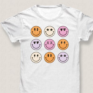 Retro Hippie Smiley Face Png Hippie Face Png Lovely Hippie | Etsy