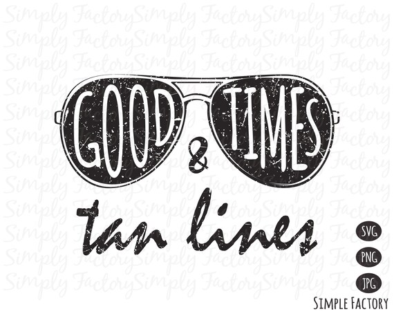 Vintage Good Times and Tan Lines Png Summer SVG Summer Time - Etsy